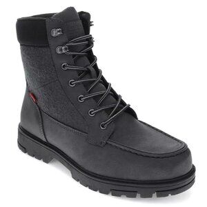 Levi's Men's Arizona Moc Neo Lace-up Boots - Charcoal Black